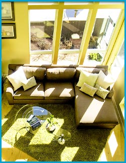 Picture of sunlit room